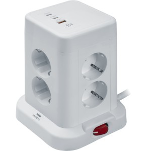 Сетевой фильтр Navigator 95 684 NSP-USB-08-180-ESC-3x1-PD20W