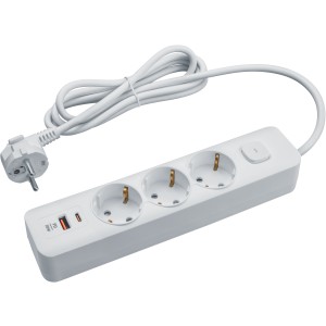 Удлинитель Navigator 95 688 NPE-USB06-03-300-ESC-3X1-PD20W