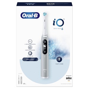 80876066  Электрическая зубная щетка ORAL-B iO Series 6/iOM6 Grey с насадками 4 шт