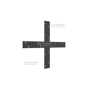 Соединитель X шинопровода для трековых светильников Т-48 -AAX.TECH (aax-soed-X-T48)