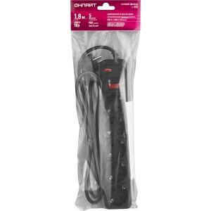 Сетевой фильтр ОНЛАЙТ 90 883 OSP-USB-05-180-ESC-3х0.75-BL