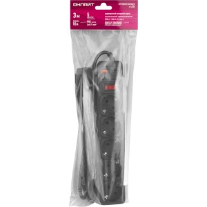 Сетевой фильтр ОНЛАЙТ 90 884 OSP-USB-05-300-ESC-3х0.75-BL
