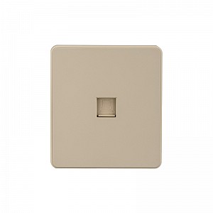 Розетка ROUND компьютерная RJ45 кат6 с/у шелк KRANZ