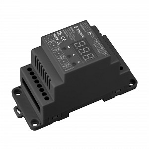 Диммер INTELLIGENT ARLIGHT SMART-DALI-104-62-ADDR-RGBW-DT6/DT8-PD-DIN Black 12-48V, 4x5А, IP20, пластик, 5 лет (039147(1)), 039147(1)