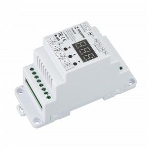 Диммер INTELLIGENT ARLIGHT SMART-DALI-104-62-ADDR-RGBW-DT6/DT8-PD-DIN White 12-48V, 4x5А, IP20, пластик, 5 лет (028422(1)), 028422(1)