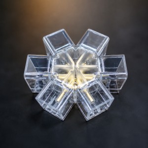 Коннектор электрический ПРОВОДИТ ТОК WTB-WBT-SF-60-02 SNOWFLAKE шестиконечный 60 градусов для светил