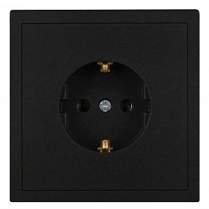 15-2101-05 Розетка ЭРА Galaxy 15-2101-05 c заземлением 2P+E Schuko 16А-250В IP20 антрацит