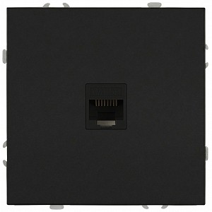 15-3107-05 Розетка ЭРА Galaxy 15-3107-05 информационная RJ45 IP20 антрацит