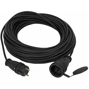 BUH-KG-20m-2x2,5-IP44  Удлинитель силовой ЭРА GREEN LINE BUH-KG-20m-2x2,5-IP44 в бухте 1 гнездо с крышкой 20м КГ 2x2.5мм2 IP44