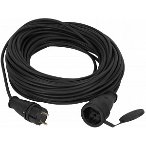 BUH-KG-30m-2x2,5-IP44  Удлинитель силовой ЭРА GREEN LINE BUH-KG-30m-2x2,5-IP44 в бухте 1 гнездо с крышкой 30м КГ 2x2.5мм2 IP44