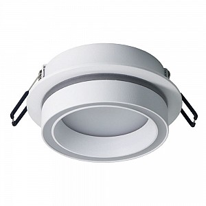 Светильник потолочный встраиваемый, 15W 230V GX53, белый, круг, без лампы, DL514