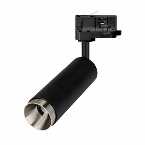 Светильник светодиодный LGD-GESTIA-TRACK-4TR-R51-10W Day4000, BK-NI, 25-50 deg, 230V Arlight (059384)