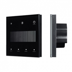 Панель сенсорная INTELLIGENT ARLIGHT SMART-DALI-301-11-1G-4SC-DT6 Черная 230В встраиваемая 2.4G IARL IP20 Пластик 5 лет (046560)