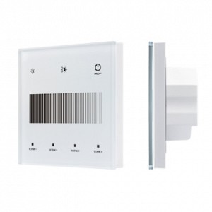 Панель сенсорная INTELLIGENT ARLIGHT SMART-DALI-301-11-1G-4SC-DT6 Белая 230В встраиваемая 2.4G IARL IP20 Пластик 5 лет (046561)