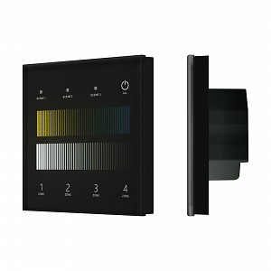 Панель сенсорная INTELLIGENT ARLIGHT SMART-DALI-301-11-4G-3SC-DT8 Черная 230В встраиваемая 2.4G IARL IP20 Пластик 5 лет (060792)