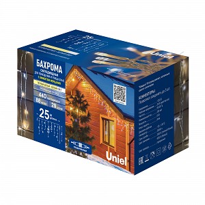 Бахрома Uniel ULD-B25006-440/TTK WW-WH IP44