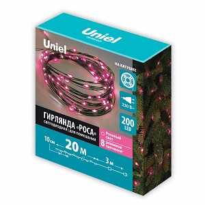 Гирлянды Uniel ULD-S2000-200/DGA PK IP20 DEW