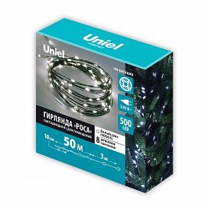 Гирлянды Uniel ULD-S5000-500/DGA WH IP20 DEW