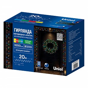 Гирлянды Uniel ULD-S2000-1000/DGA/RC MT IP44 FIREWORK
