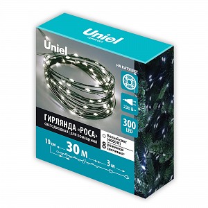 Гирлянды Uniel ULD-S3000-300/DGA WH IP20 DEW