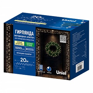 Гирлянды Uniel ULD-S2000-1000/DGA/RC WW IP44 FIREWORK