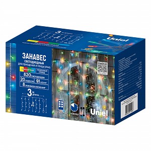 Занавесы Uniel ULD-C3030-820/DTA/RC MT IP44