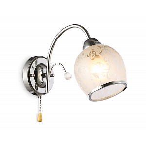 TR3194 CH/CL/FR хром/прозрачный/белый матовый E27 max 40W 190*110*290