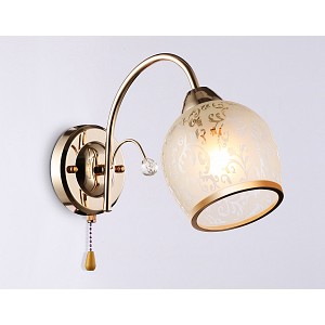 TR3195 GD/CL/FR золото/прозрачный/белый матовый E27 max 40W 190*110*290