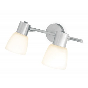 TR3963/2 CH/FR хром/белый матовый E27*2 max 40W 200*105*200