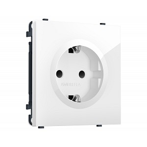 MS107010 Комплект механизма электрической розетки SIGMA Белый глянец 50Hz 2P+E с/з с/ш 16A-250V QUANT PRO (SP1070, PR141)