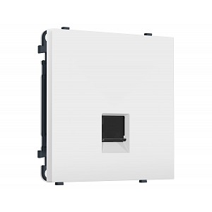 MS132010 Комплект механизма компьютерной розетки SIGMA Белый матовый RJ-45 (8P8C) CAT6 с/ш QUANT PRO (SP1320, PR188)