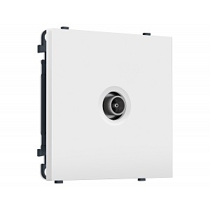 MS133010 Комплект механизма TV розетки оконечной SIGMA Белый матовый 50-870 MHz 1dB QUANT PRO (SP1330, PR202)