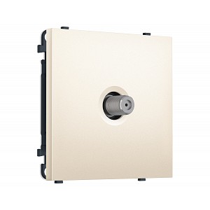 MS253050 Комплект механизма TV розетки SAT SIGMA Жемчужно-кремовый 5-2400MHz 3.5dB QUANT PRO (SP2530, PR215)