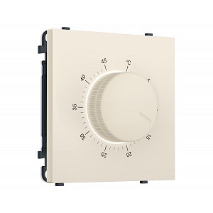 MS325710 Комплект механизма терморегулятора с датчиком для теплого пола с подсветкой SIGMA Бежевый матовый 16A-250V QUANT PRO (SP3257, PR1381)