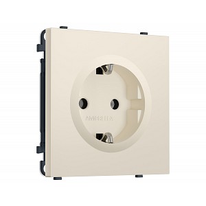 MS326010 Комплект механизма электрической розетки SIGMA Бежевый матовый 50Hz 2P+E с/з 16A-250V QUANT PRO (SP3260, PR141)
