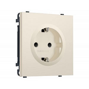 MS327010 Комплект механизма электрической розетки SIGMA Бежевый матовый 50Hz 2P+E с/з с/ш 16A-250V QUANT PRO (SP3270, PR141)
