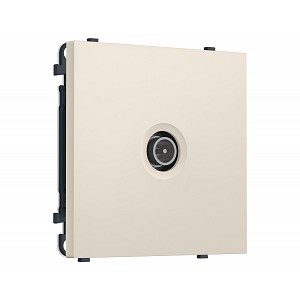 MS333005 Комплект механизма TV розетки оконечной экранированной SIGMA Бежевый матовый 5-1000MHz 3dB QUANT PRO (SP3330, PR199)