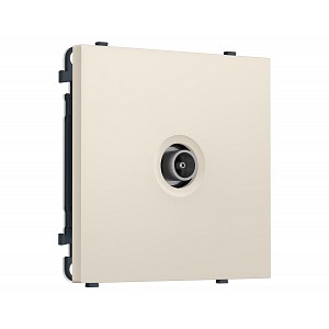 MS333010 Комплект механизма TV розетки оконечной SIGMA Бежевый матовый 50-870 MHz 1dB QUANT PRO (SP3330, PR202)