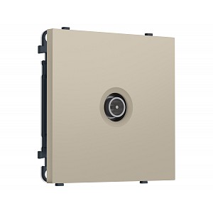 MS353005 Комплект механизма TV розетки оконечной экранированной SIGMA Кашемир 5-1000MHz 3dB QUANT PRO (SP3530, PR199)