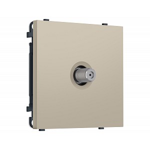 MS353050 Комплект механизма TV розетки SAT SIGMA Кашемир 5-2400MHz 3.5dB QUANT PRO (SP3530, PR215)
