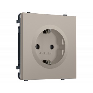 MS366010 Комплект механизма электрической розетки SIGMA Серо-бежевый матовый 50Hz 2P+E с/з 16A-250V QUANT PRO (SP3660, PR141)