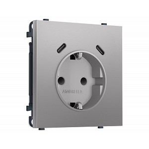 Купить MS510510 Комплект механизма электрической розетки SIGMA Сталь матовый 2USB С+C 20W (быст. зар.) с/з с/ш 16A-250V QUANT PRO (SP5105, PR165) MS510510 Комплект механизма электрической розетки SIGMA Сталь матовый 2USB С+C 20W (быст. зар.) с/з с/ш 16A-250V QUANT PRO (SP5105, PR165)