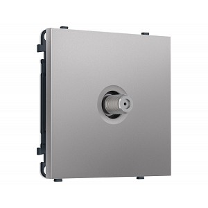 MS513050 Комплект механизма TV розетки SAT SIGMA Сталь матовый 5-2400MHz 3.5dB QUANT PRO (SP5130, PR215)