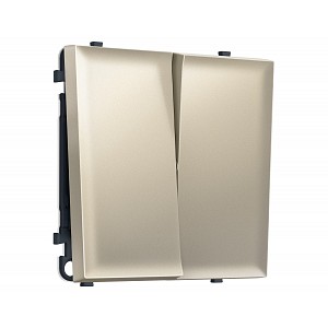 MS543030 Комплект механизма 2-кл перекрестного выключателя SIGMA Шёлк 10A-250V QUANT PRO (SP5430, PR125)