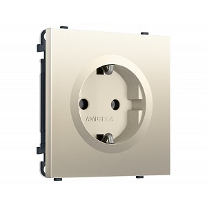 MS546010 Комплект механизма электрической розетки SIGMA Шёлк 50Hz 2P+E с/з 16A-250V QUANT PRO (SP5460, PR141)
