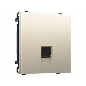 MS552010 Комплект механизма компьютерной розетки SIGMA Шёлк RJ-45 (8P8C) CAT6 с/ш QUANT PRO (SP5520, PR188)
