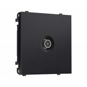MS813005 Комплект механизма TV розетки оконечной экранированной SIGMA Черный матовый 5-1000MHz 3dB QUANT PRO (SP8130, PR199)