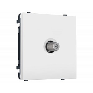 MS833050 Комплект механизма TV розетки SAT SIGMA Белый мягкое касание 5-2400MHz 3.5dB QUANT PRO (SP8330, PR215)