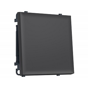 MS901020 Комплект механизма 1-кл проходного выключателя SIGMA Графит Мягкое касание 10A-250V QUANT PRO (SP9010, PR105)