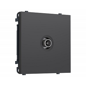 MS913010 Комплект механизма TV розетки оконечной SIGMA Графит Мягкое касание 50-870 MHz 1dB QUANT PRO (SP9130, PR202)